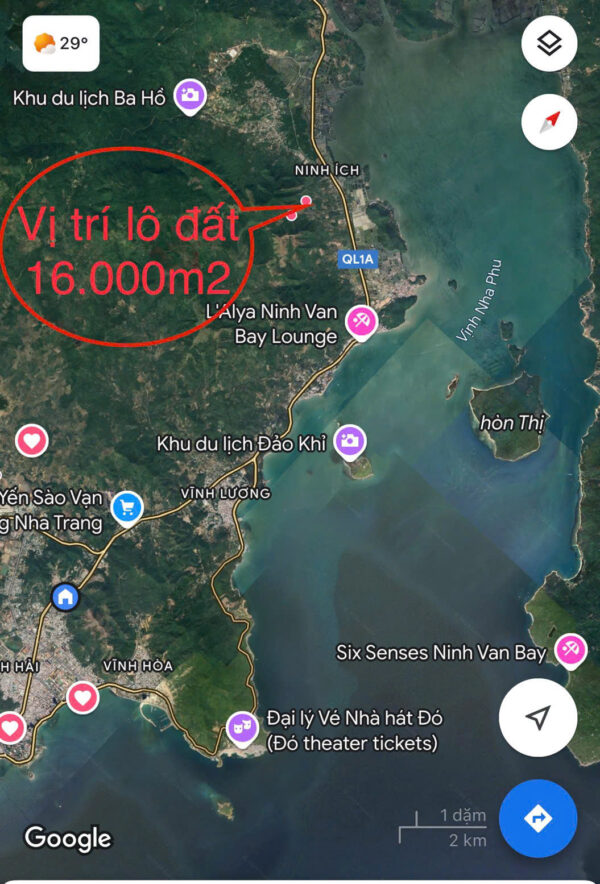 Cơ Hội Đầu Tư: Lô Đất View Biển Chỉ 150 Triệu/Sào (1000m2) Cách TP Nha Trang 20km! - Hình ảnh 2