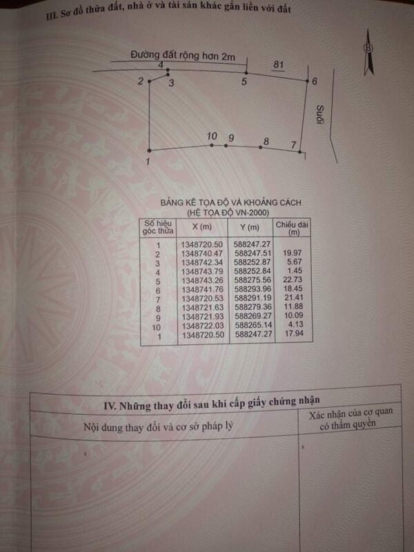 Bán Lô Đất 1.630m² Tại Tân Xương, Suối Cát – Cách Chợ 200m, Giá Chỉ 6,5 Triệu/m² - Hình ảnh 2