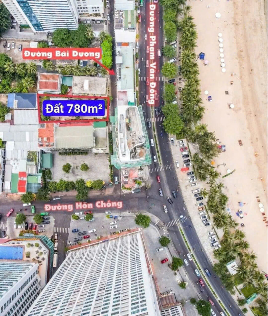 Bán Đất Mặt Tiền Đường Bãi Dương, Hòn Chồng, Nha Trang – Giá 100 Triệu/m²