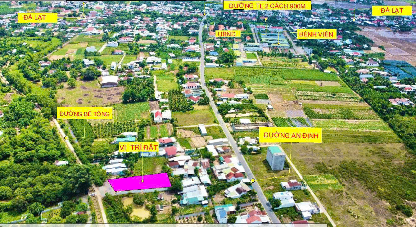 Bán Đất Diên Phước (An Định, Diên Khánh) Giá Rẻ – Full Thổ, Sổ Hồng, Ngang 5m – Chỉ Từ 530 Triệu/Lô + Tặng Vàng - Hình ảnh 2