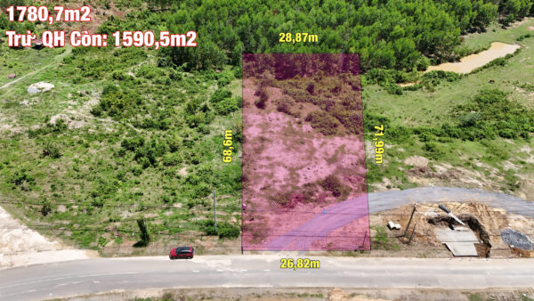 Bán Đất Mặt Tiền Yangbay (Khánh Phú, Khánh Vĩnh) – 1780m², Nở Hậu, QH Thổ Cư, Đường 30m – Giá Cắt Lỗ 2.4 Tỷ