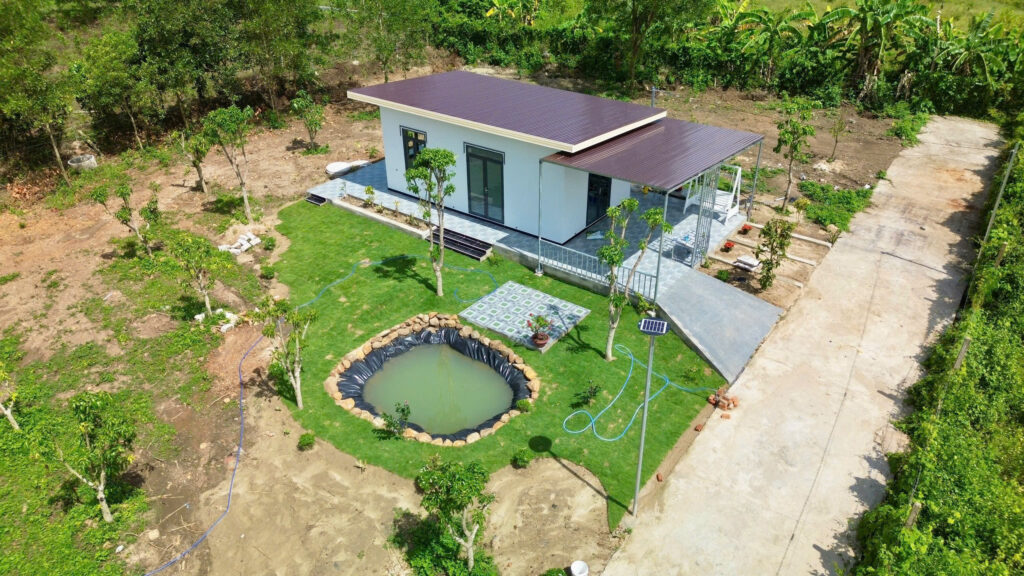 Bán Nhà Vườn Diên Thọ (Diên Khánh) Gần QL27C – 1987m², 240m² Thổ, Nhà C4, Ao Cá – Giá Chỉ 3.5 Tỷ