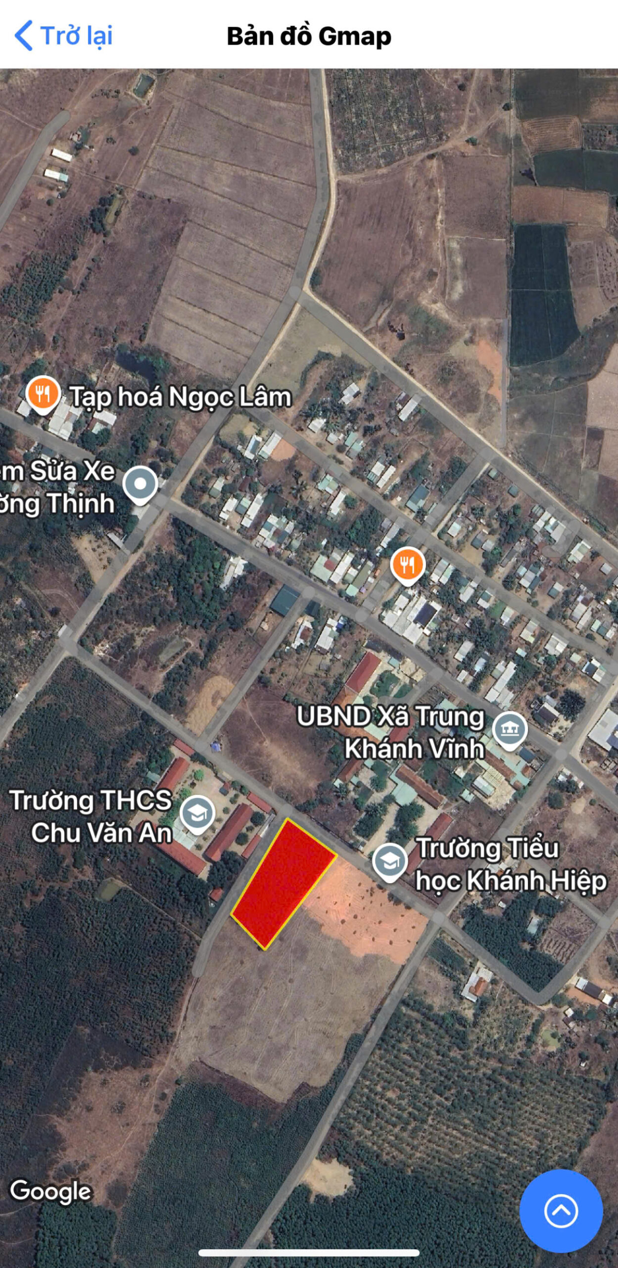 Lô Đất VÀNG 3413m2 (3198.6m2 Thổ Cư) - Giá Chỉ 3Tỷ5 - 2 Mặt Tiền TRUNG TÂM Trung Khánh Vĩnh, Khánh Hoà - Hình ảnh 2