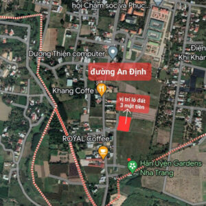 Bán Lô Đất 3 Mặt Tiền Đường - Giá 7,8 Tỷ - 3117,3m2 Tại Diên Phước, Diên Khánh - Hình ảnh 3