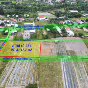 Bán Lô Đất 3 Mặt Tiền Đường - Giá 7,8 Tỷ - 3117,3m2 Tại Diên Phước, Diên Khánh - Hình ảnh 1