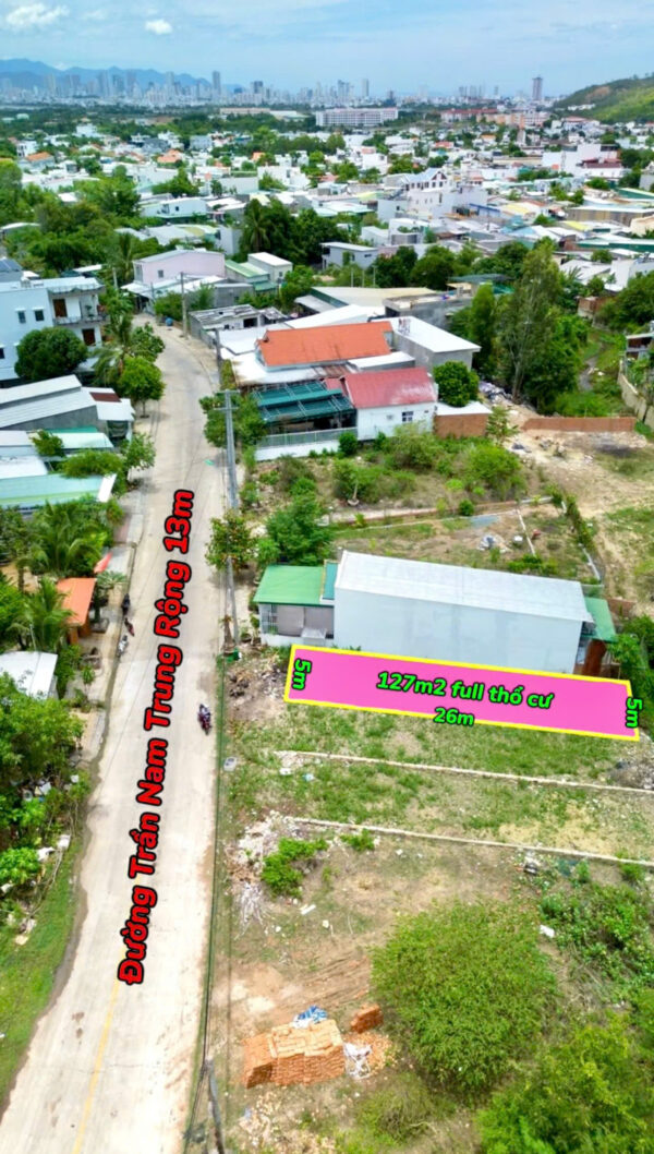 Bán Đất Mặt Đường Trần Nam Trung, Phước Đồng - Giá 2,7 tỷ - 127m2 - Hình ảnh 1