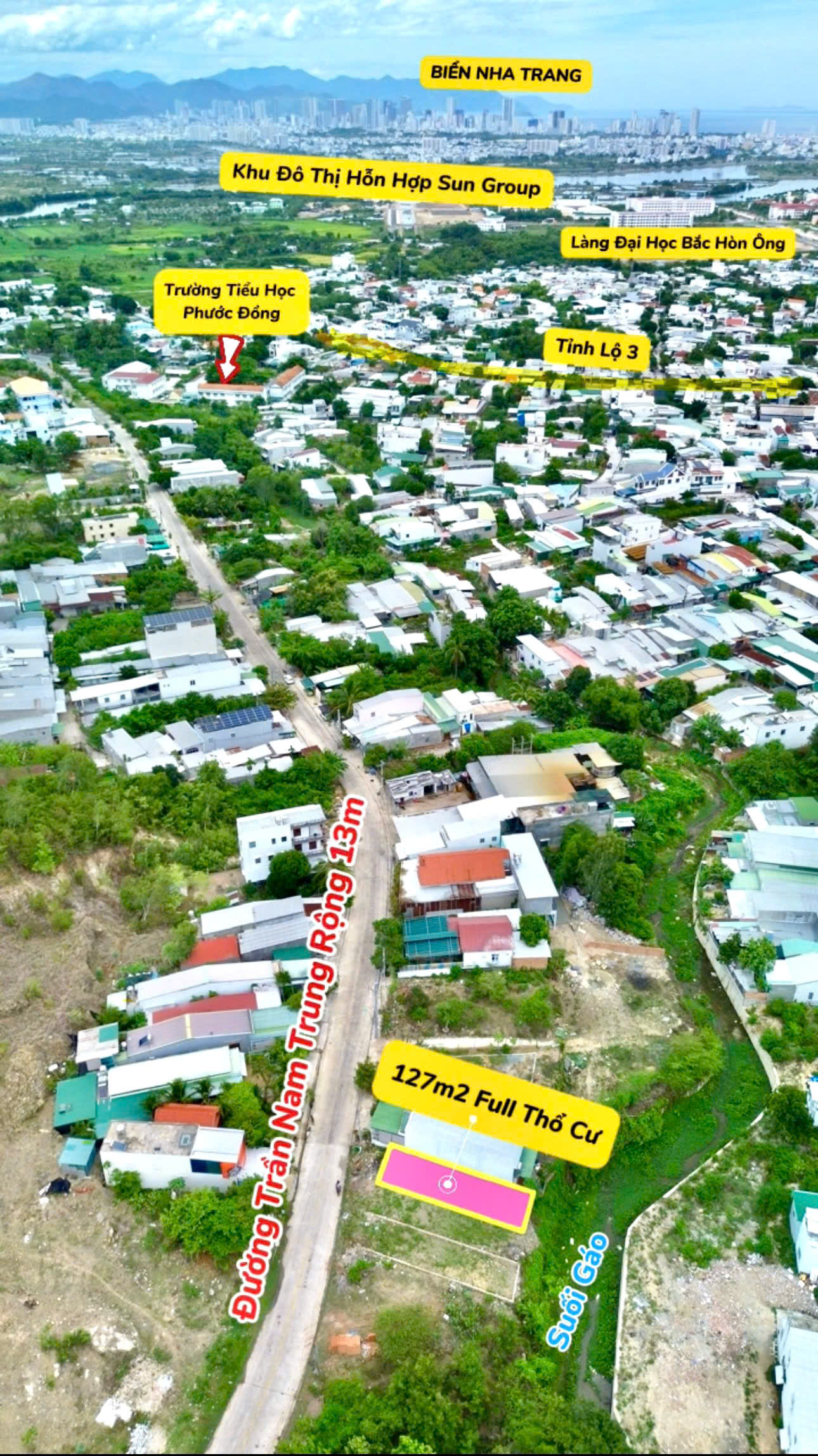Bán Đất Mặt Đường Trần Nam Trung, Phước Đồng - Giá 2,7 tỷ - 127m2 - Hình ảnh 2