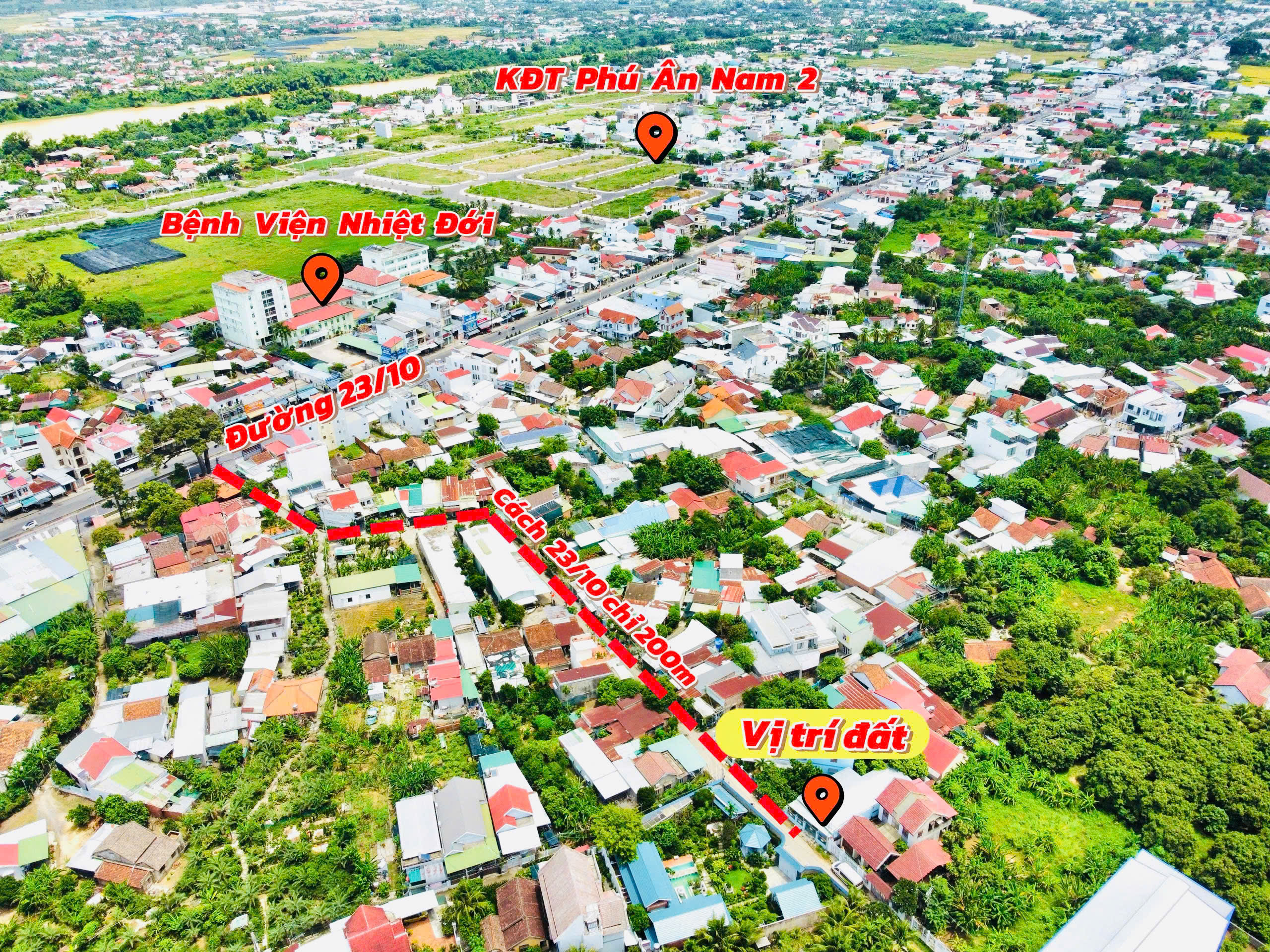 Bán Đất Nền Diên An, Diên Khánh – 100m² - 8.5m Đất Nở Hậu - Giá 2,2 Tỷ - Hình ảnh 2