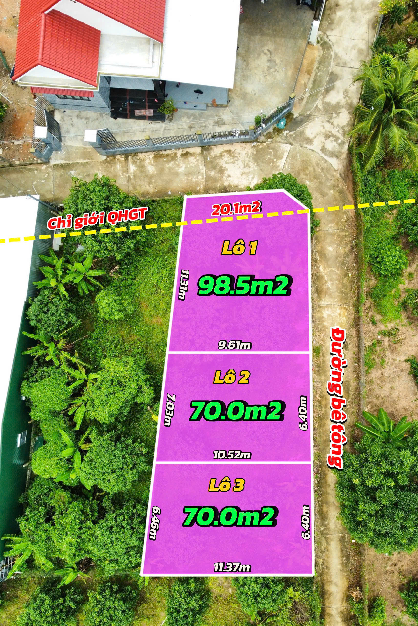 Bán 3 Lô Đất Nền Full Thổ Cư Suối Hiệp (Suối Tiên Cũ) - Chỉ Từ 550 Triệu - Hình ảnh 1