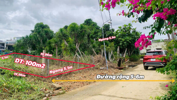 Bán Đất Nền Diên Toàn, Diên Khánh - Giá 1 tỷ 679 - 100m² Thổ Cư, Đường Ô Tô Rộng - Hình ảnh 8