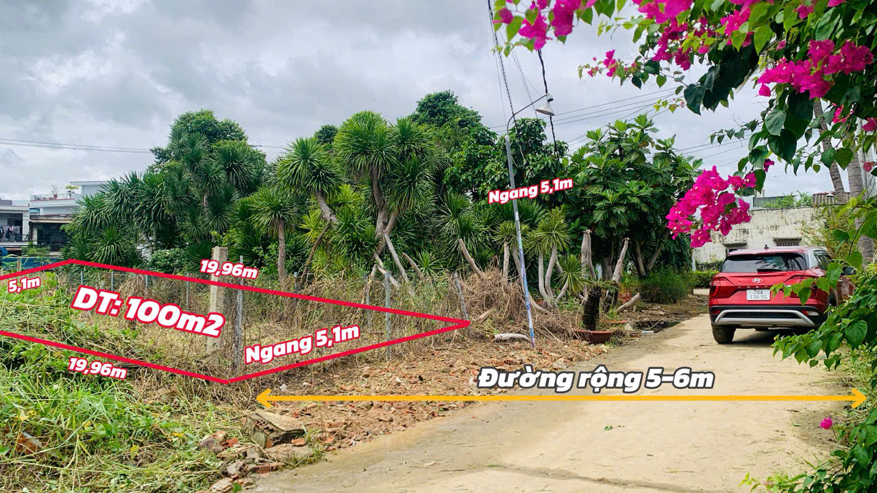 Bán Đất Nền Diên Toàn, Diên Khánh - Giá 1 tỷ 679 - 100m² Thổ Cư, Đường Ô Tô Rộng - Hình ảnh 8