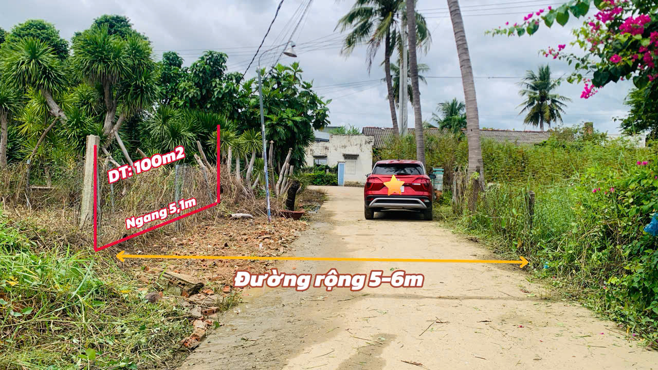 Bán Đất Nền Diên Toàn, Diên Khánh - Giá 1 tỷ 679 - 100m² Thổ Cư, Đường Ô Tô Rộng - Hình ảnh 7