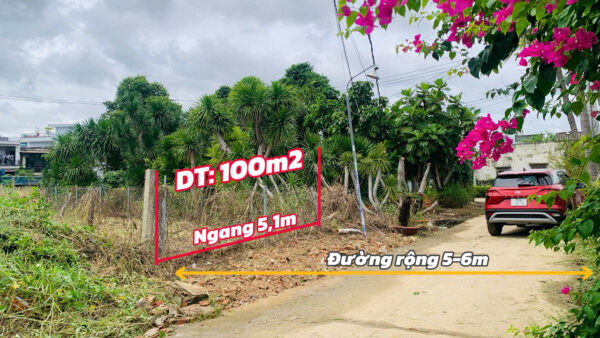 Bán Đất Nền Diên Toàn, Diên Khánh - Giá 1 tỷ 679 - 100m² Thổ Cư, Đường Ô Tô Rộng - Hình ảnh 6