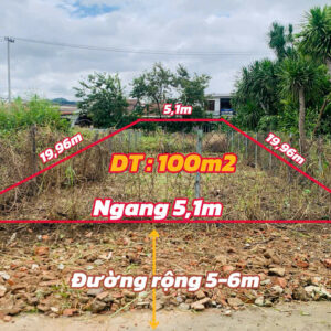 Bán Đất Nền Diên Toàn, Diên Khánh - Giá 1 tỷ 679 - 100m² Thổ Cư, Đường Ô Tô Rộng - Hình ảnh 5