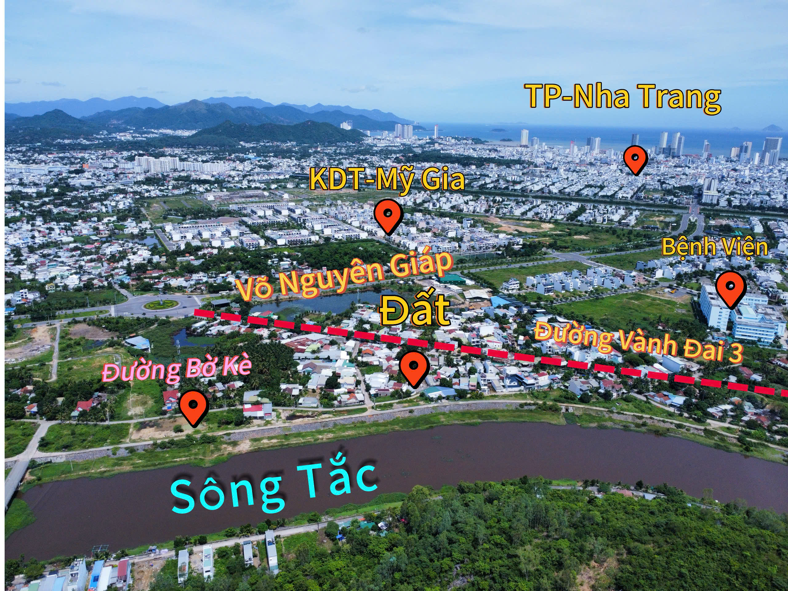 Bán Đất Nền View Sông Tắc - Thủy Tú, Vĩnh Thái, Nha Trang (Gần Vành Đai 3) - chỉ 35 triệu VNĐ/m2 - Hình ảnh 1