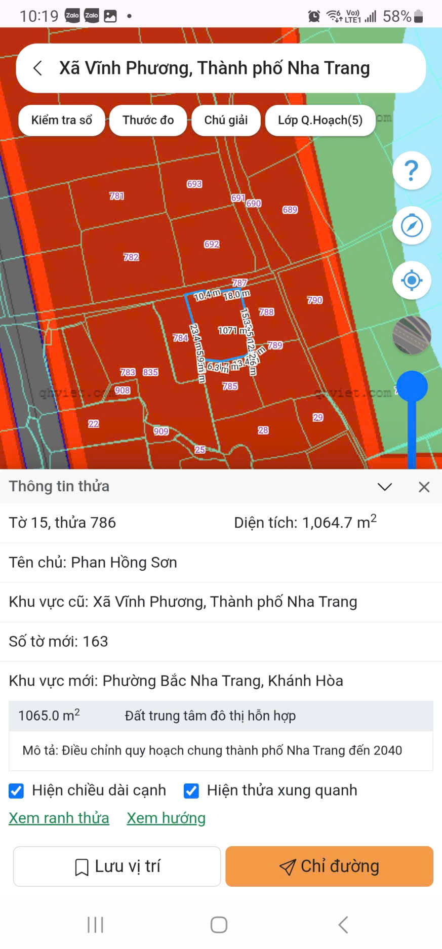 Bán Đất Nền Quy Hoạch Ở 1064m2 Thôn Đông, Vĩnh Phương (Bắc Nha Trang) - Ảnh 3