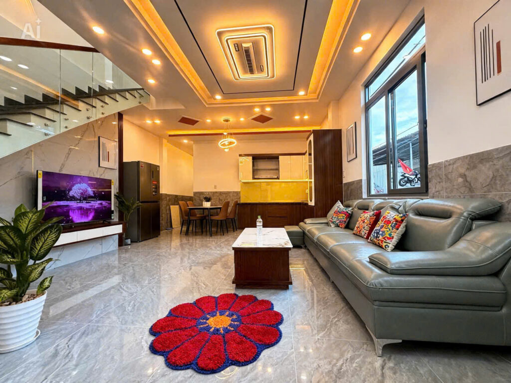 Bán Nhà 3 Lầu Mê Đúc Mặt Tiền Trần Bình Trọng, Diên Khánh - Full Nội Thất